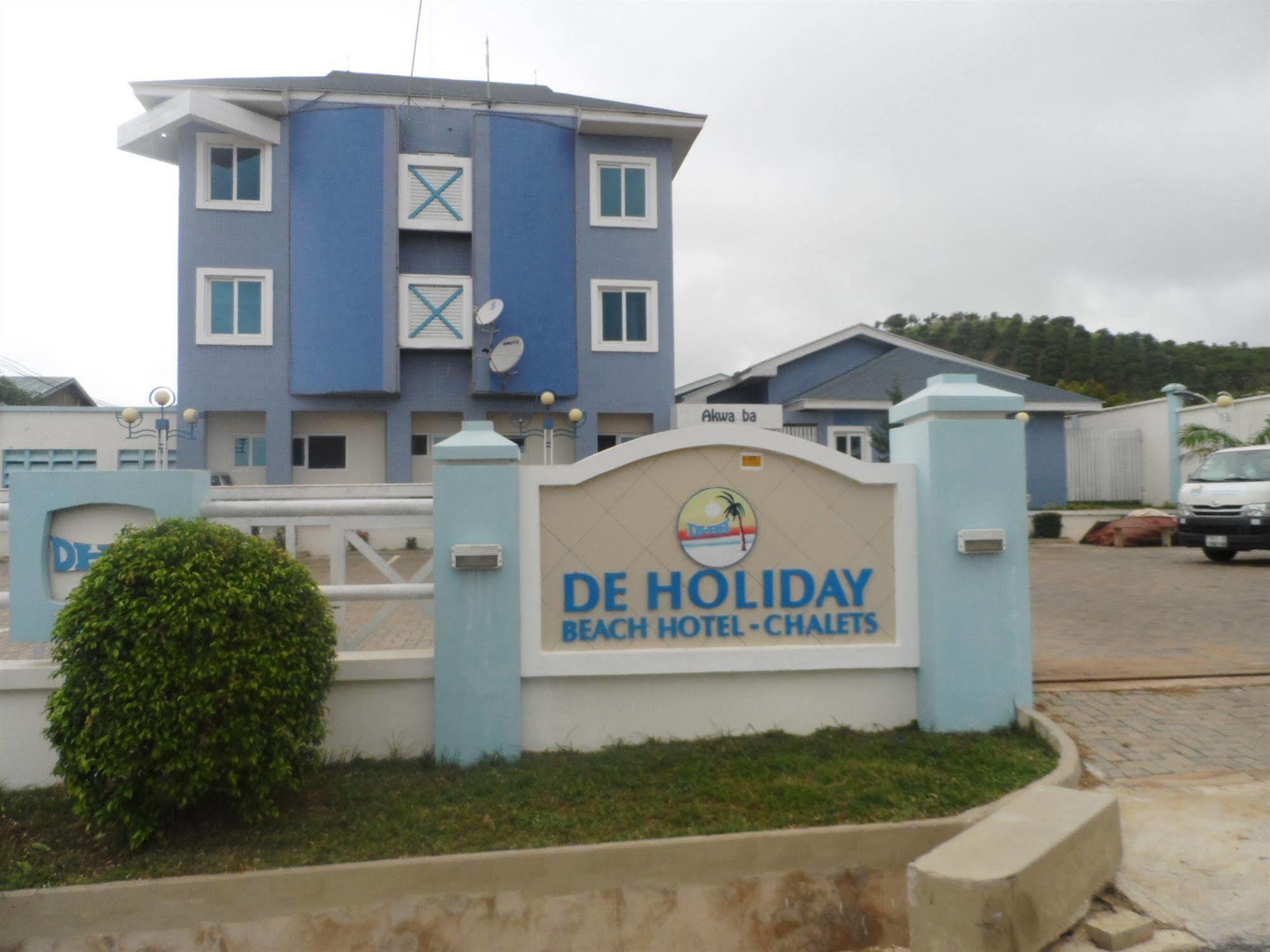 De Holiday Beach Hotel Kokrobite Dış mekan fotoğraf